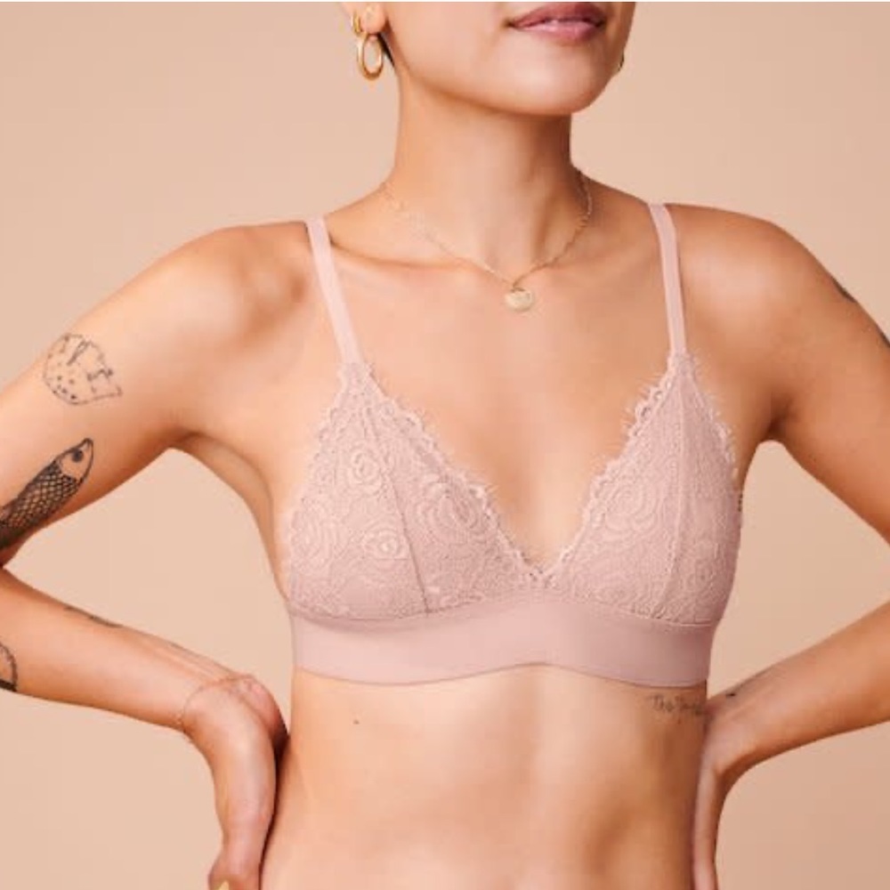 PEPPER Everyday Lace Bralette sienna